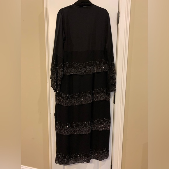 Black abaya with sequins - Picture 7 of 7
